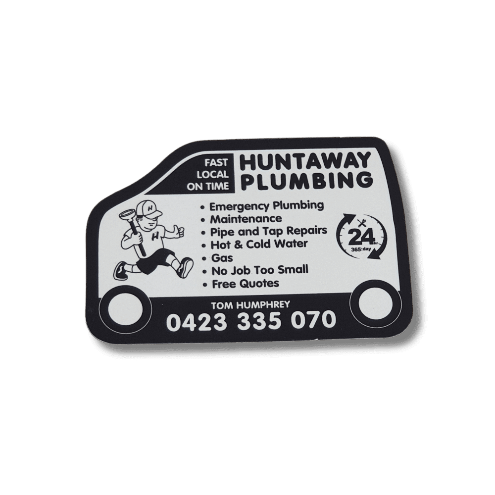 plumbing-custom-shape-printed-fridge-magnets-lapelpinsaustralia Custom Shape Printed Fridge Magnets