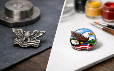 Die Struck Pins vs Printed: Which Suits You?
