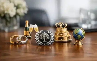 Custom Anniversary Lapel Pins for Major Milestones