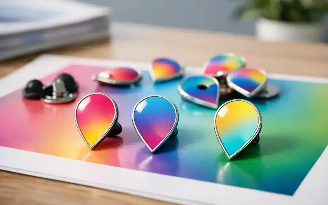 Printed Pin Gradients for Brighter Brand Designs
