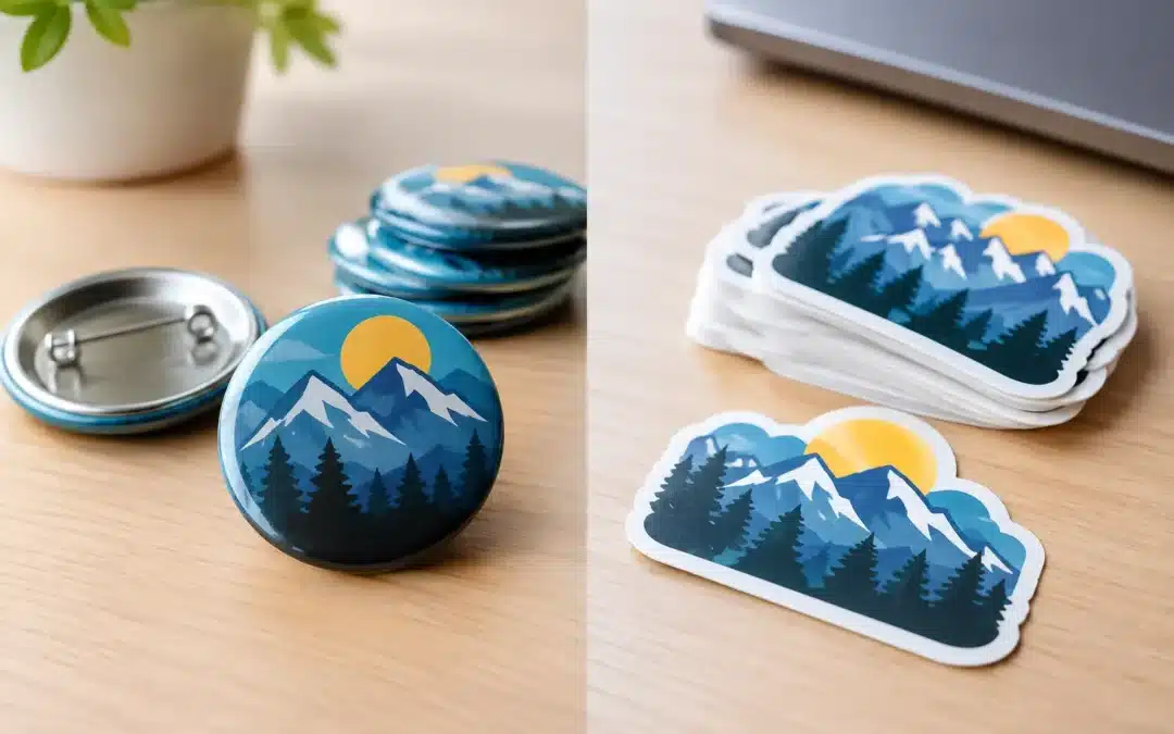 Custom Badges vs Stickers: Which Gets Noticed?